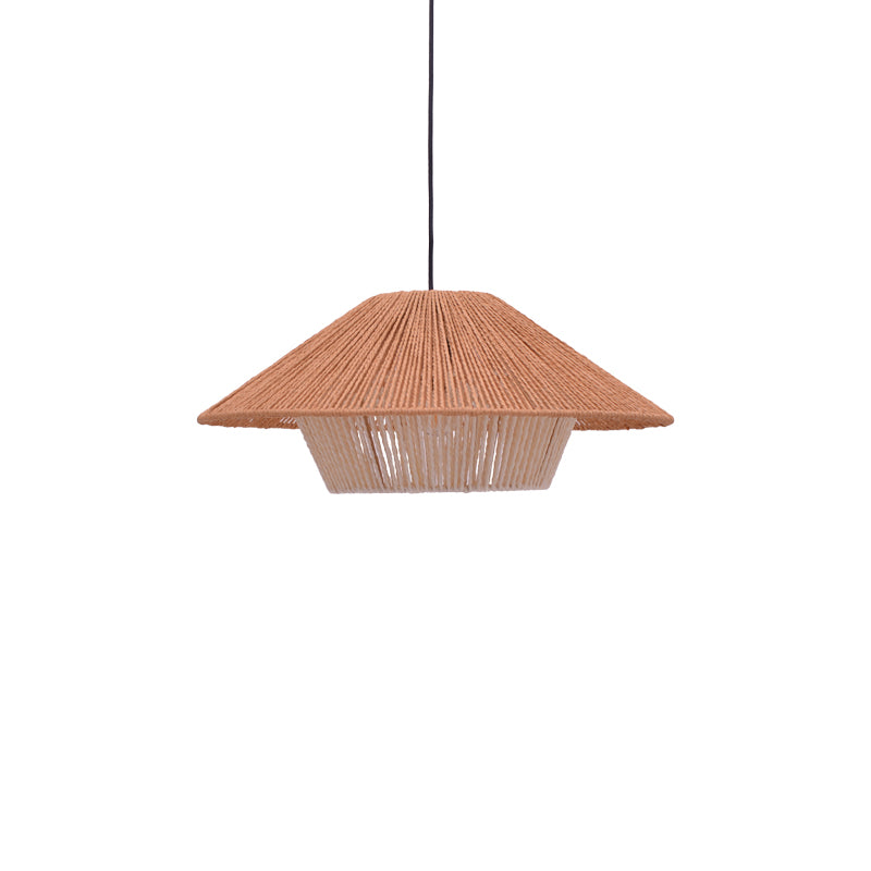 Плафон Jarpie  E27 въже в естествен цвят D49.5χ20cm