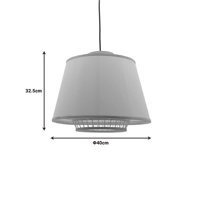 Плафон Certy  E27 бамбук в естествен цвят D50χ33см