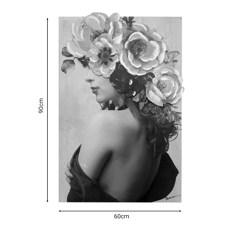 Картина върху платно безира 3d  60x3x90см