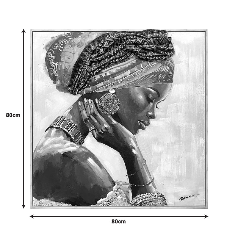 Картина върху платно jalo 3d  с рамка 80x3.5x80см