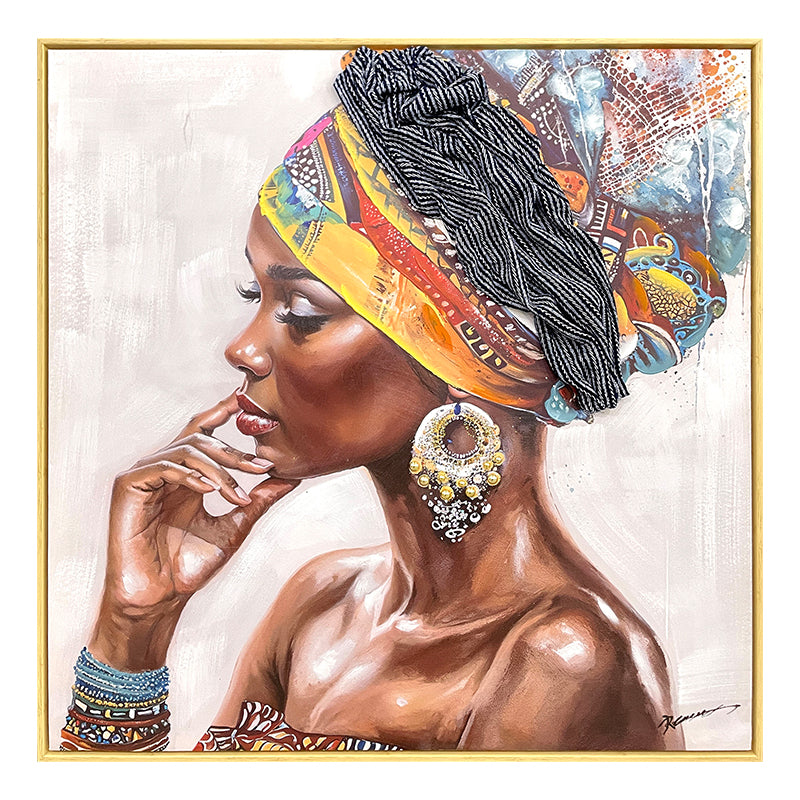 Картина върху платно jalo ι 3d  с рамка 80x3.5x80cm