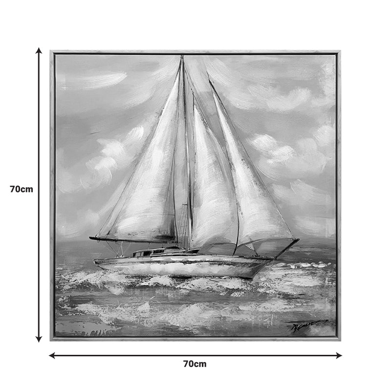 Картина върху платно Siedo I  с рамка 70x3.5x70см