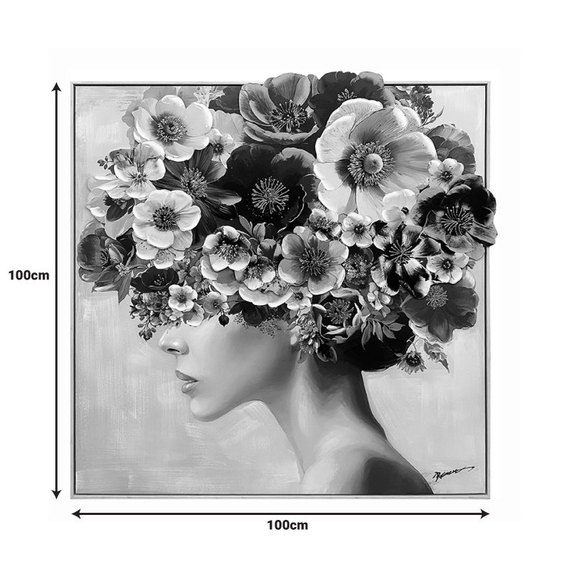 Картина върху платно mavare ι 3d  с рамка 100x3.5x100cm