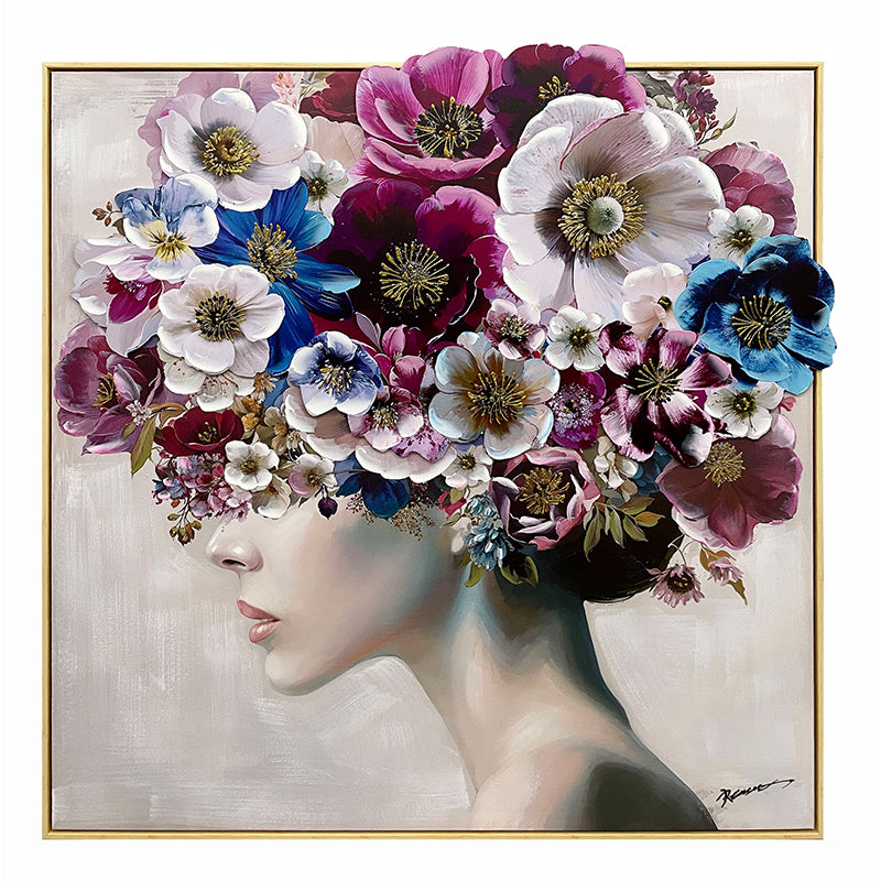 Картина върху платно mavare ι 3d  с рамка 100x3.5x100cm