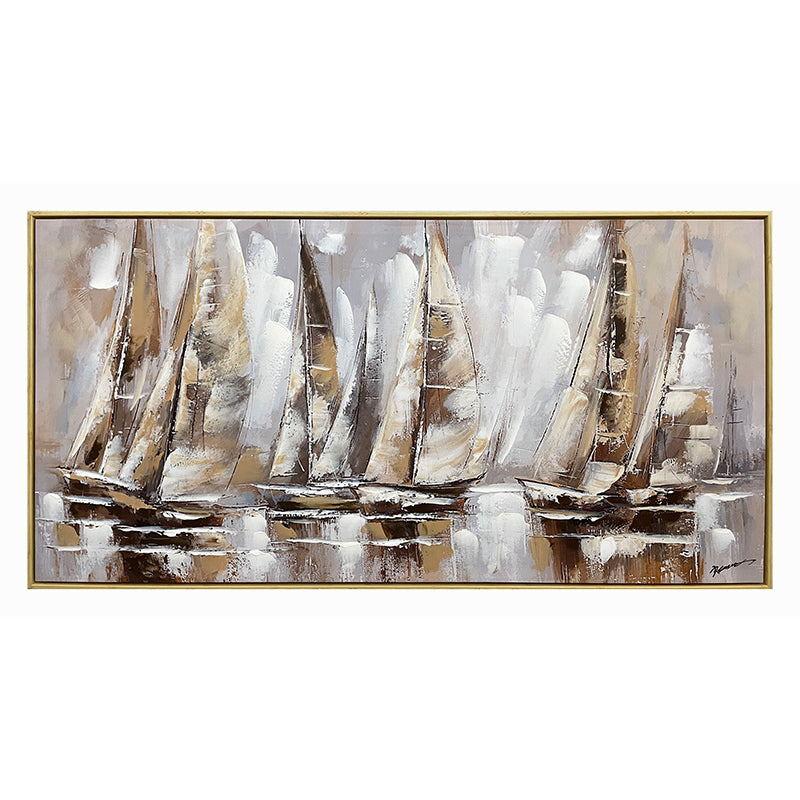 Картина върху платно Yelkan ι  с рамка 120x3.5x60cm