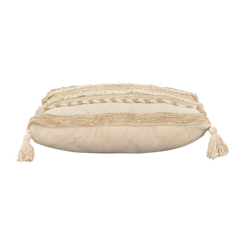 Възглавница Rozi  бежов плат 45x45x2.5см