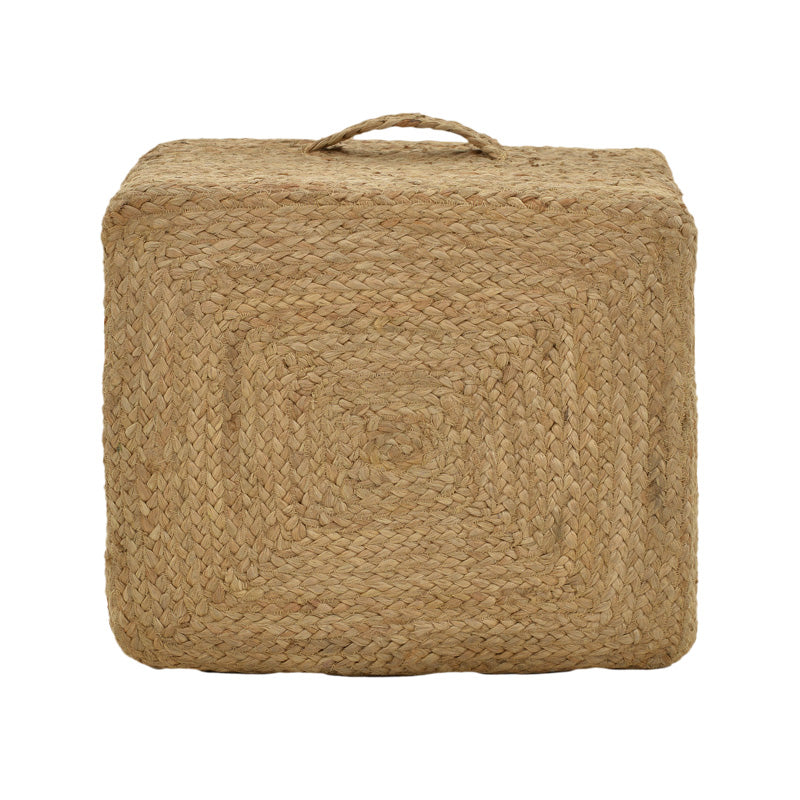 Табуретка tresa  естествена 100% юта 50х50х35см