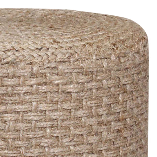 Axar  табуретка от юта в естествен нюанс D40x40см