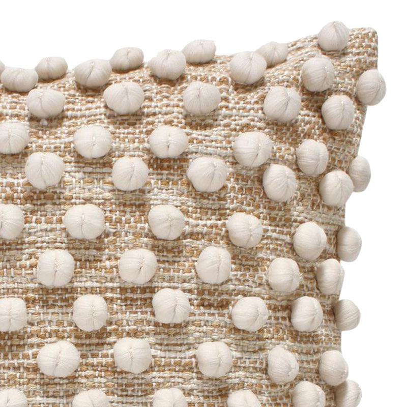 Памучна възглавница finne  в бежов нюанс 45x45см