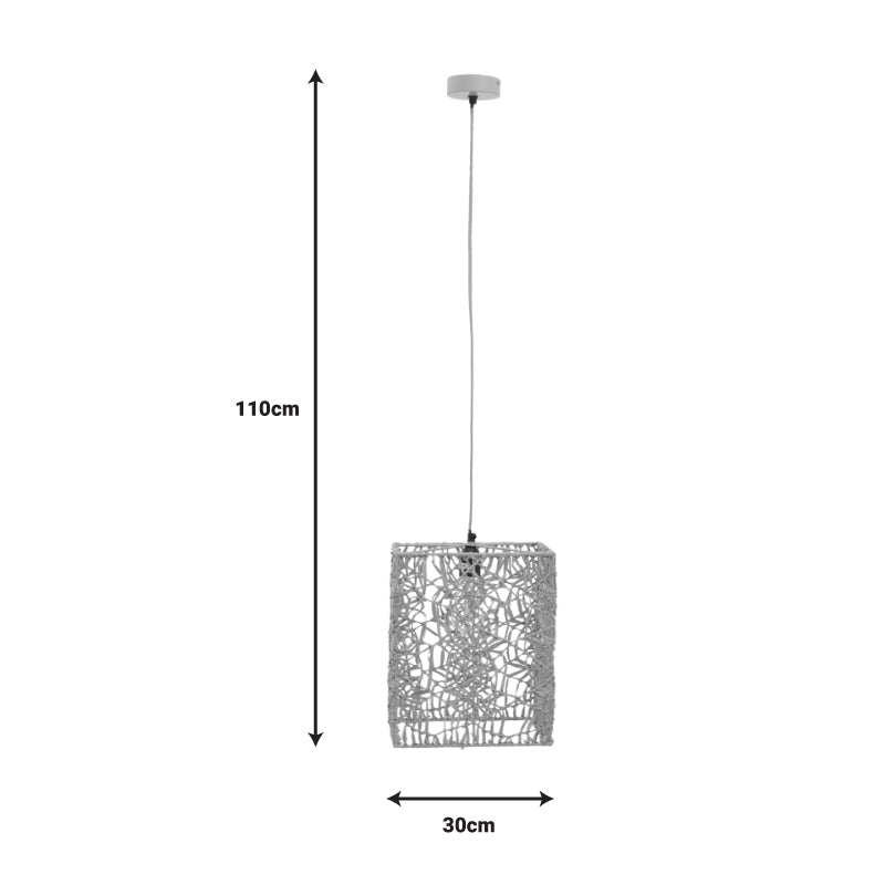 Плафон Dorotan  e27 естествен 30x27x110см