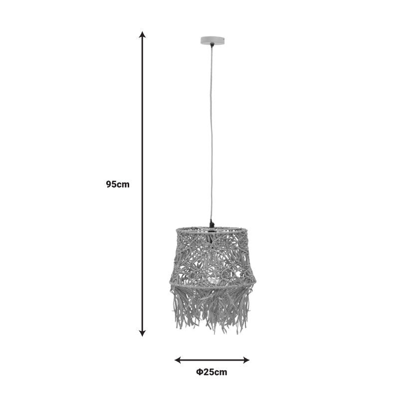 Плафон Rapom  e27 естествен d25x95см