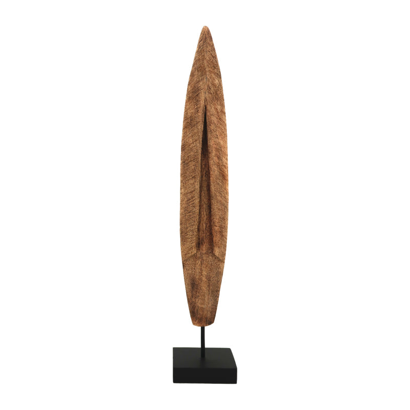 Декорация за маса Thalon  естествено мангово дърво-желязо 14x9.5x79cm