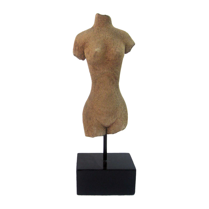 Декорация за маса Physio  естествено мангово дърво-желязо 14.5x9x38.5cm