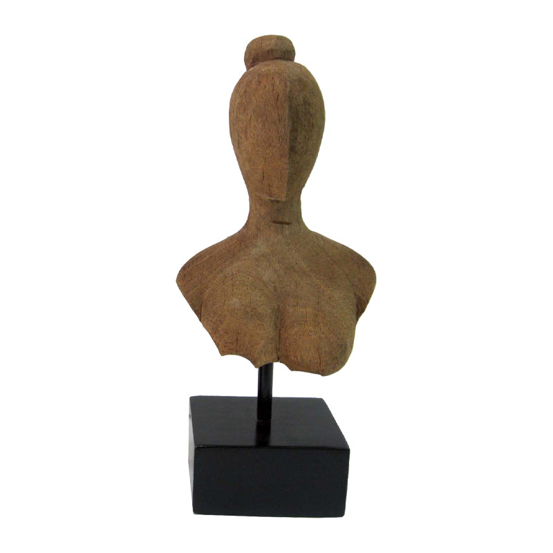 Декорация за маса Lafia  естествено мангово дърво-желязо 17.5x11.5x42cm