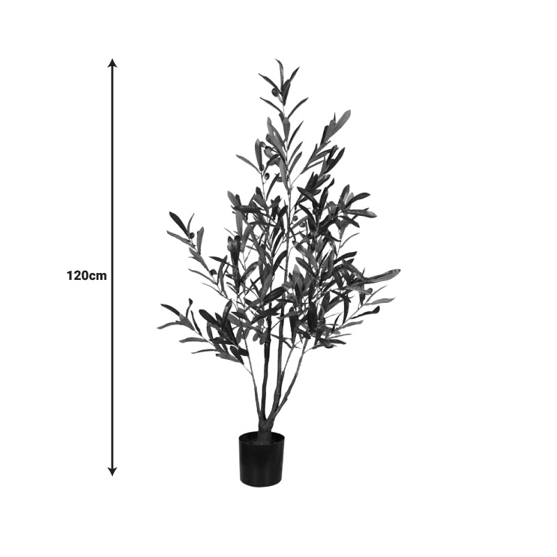 Декоративно растение маслиново дръвче в саксия  green pp h120cm