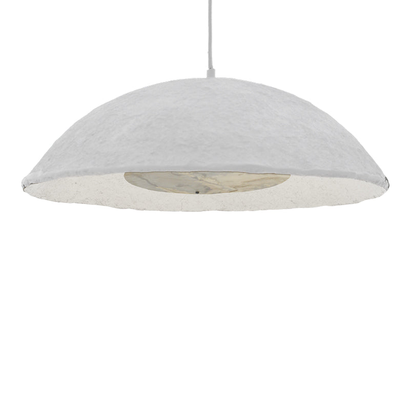 Плафон Markiz  бяла преса хартия-ютия D57x118см