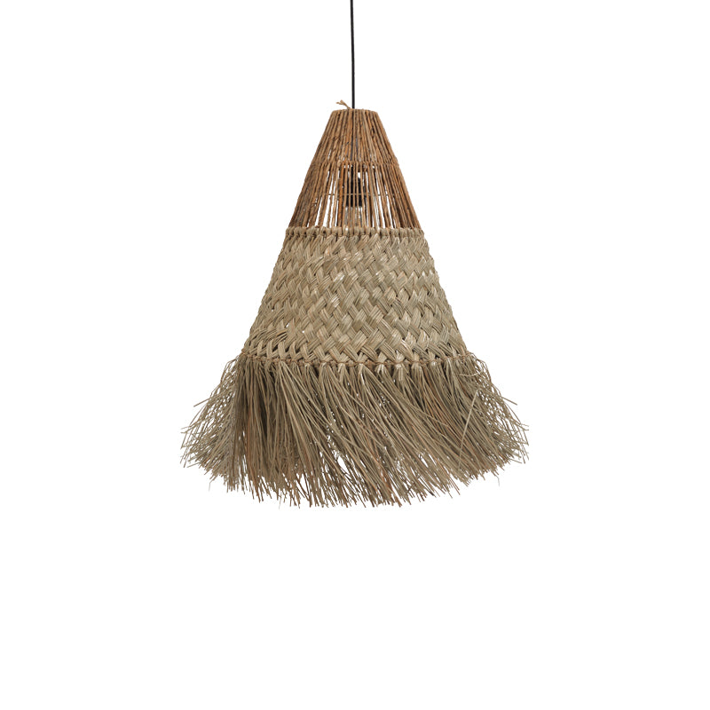 Плафон   Mendong в естествен абажур 50x50x70см