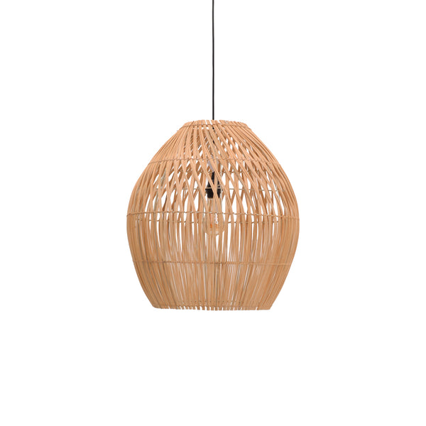Плафон Irden  ратан в естествен абажур d50x40см