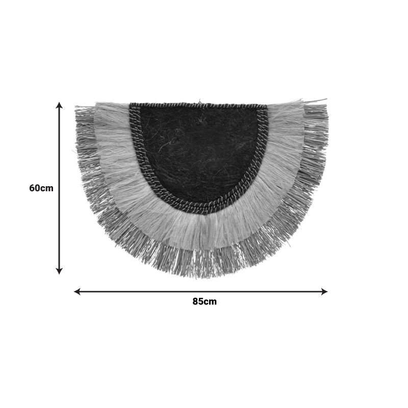 Pedrine  морска трева-абака декорация за стена в естествен цвят 85x60x6cm