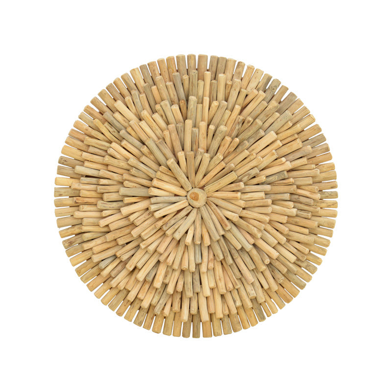 Декорация за стена decofy  дрифт дърво в естествен цвят d60x5см