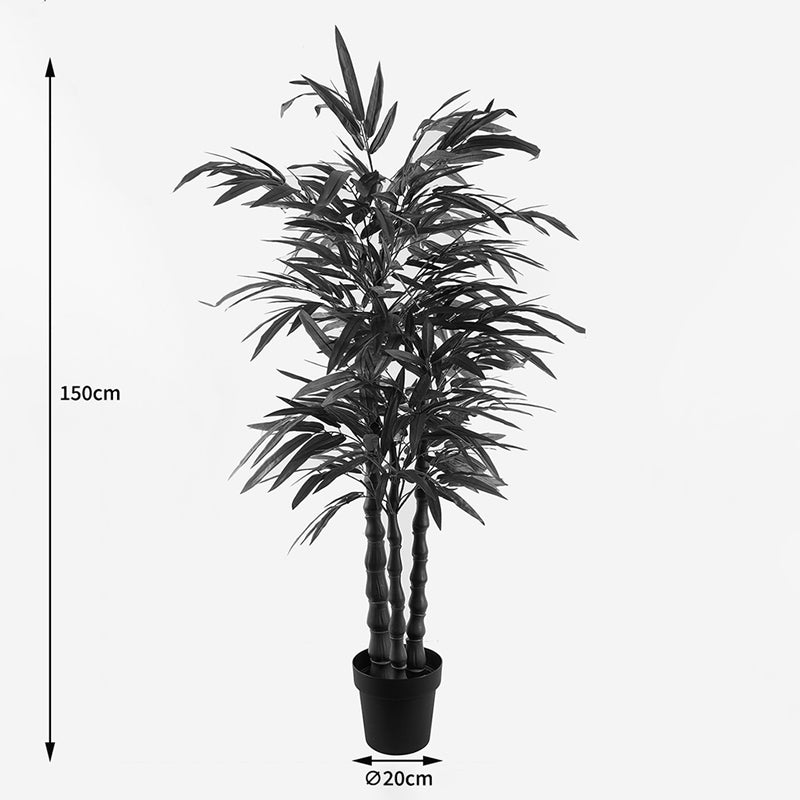 Декоративно растение в саксия arti bamboo  зелено d70x150см