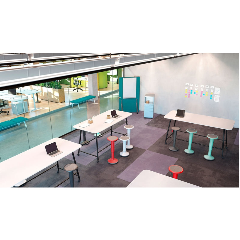 Табуретка Interstuhl Up 100U, кръгла, корал