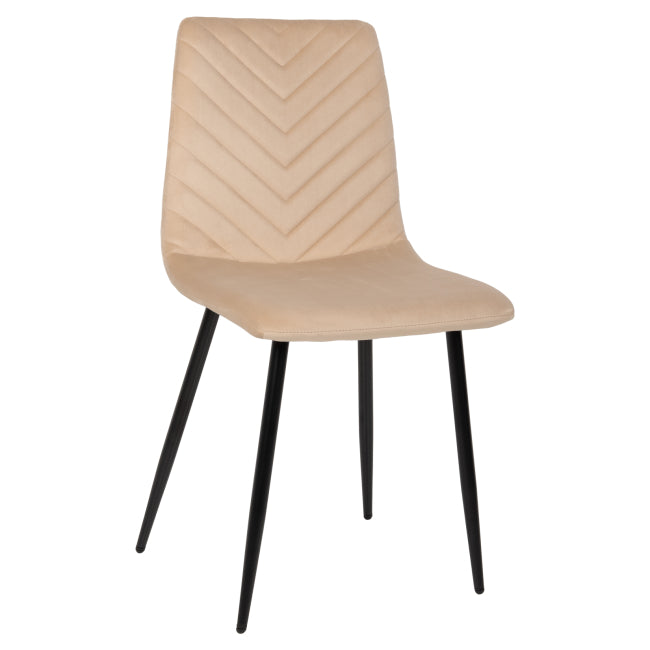 Стол LATRELL зелен цвят 43x54x88см Комплект 4 броя