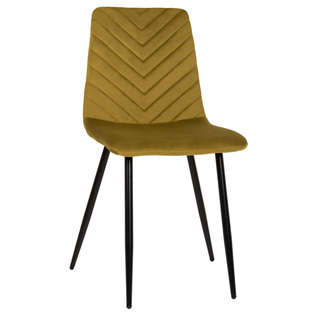 Стол LATRELL зелен цвят 43x54x88см Комплект 4 броя