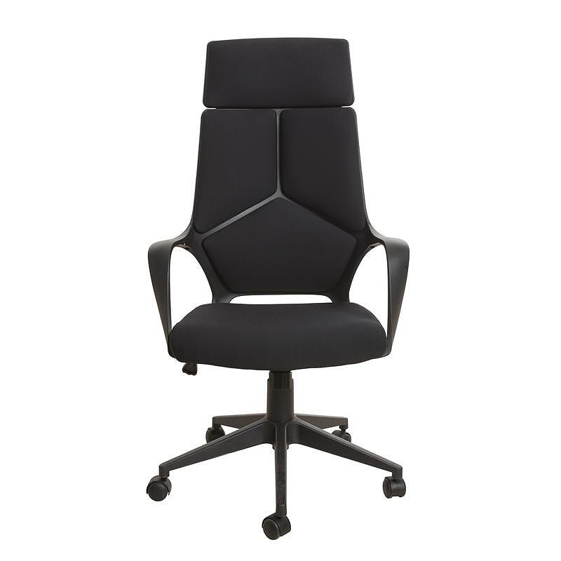 Директорски стол Force Black, текстил, Tilt механизъм, до 120 kg, черен