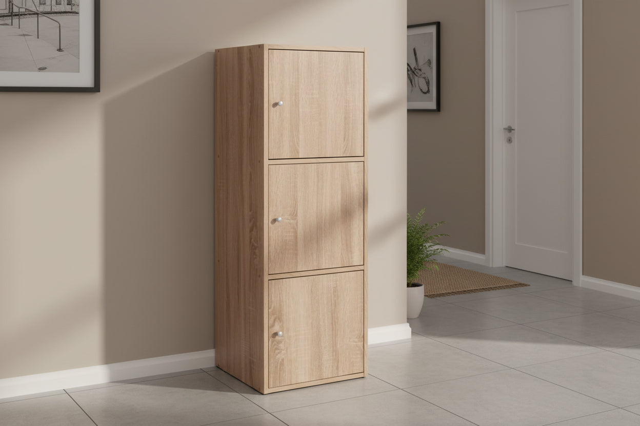 Шкаф SORIANO цвят дъб сонама 40x39x119см