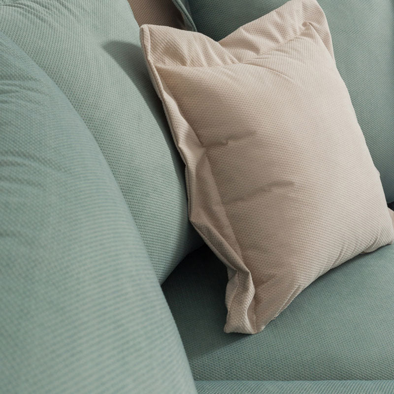 Ъглов диван Romantic десен ъгъл дамаска ciel-cream 290x235x95см