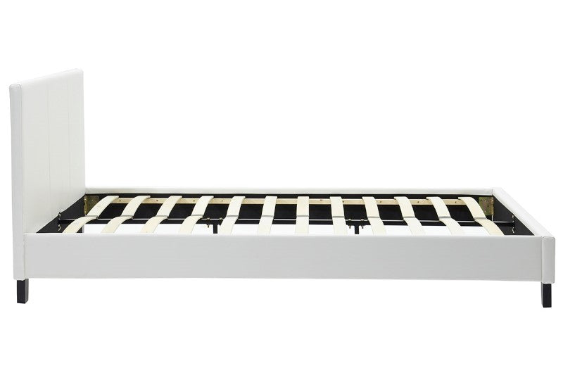 Двойно легло NEVIL PU бял мат 150x200