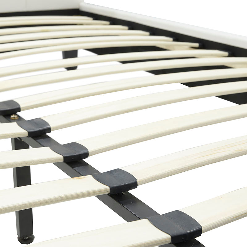 Двойно легло Nevil PU бял мат 150x200