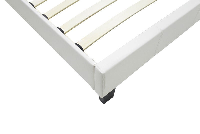 Легло Nevil PU бяло матово 100x200