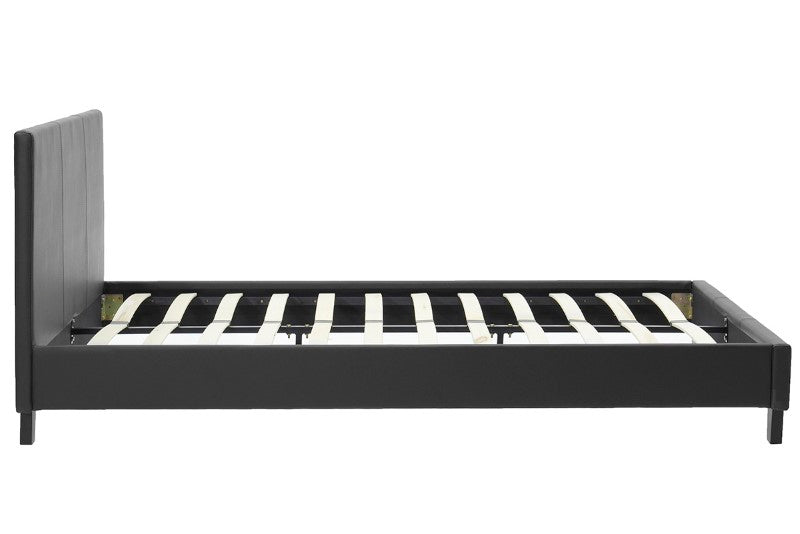 Двойно легло NEVIL PU черен мат 150x200