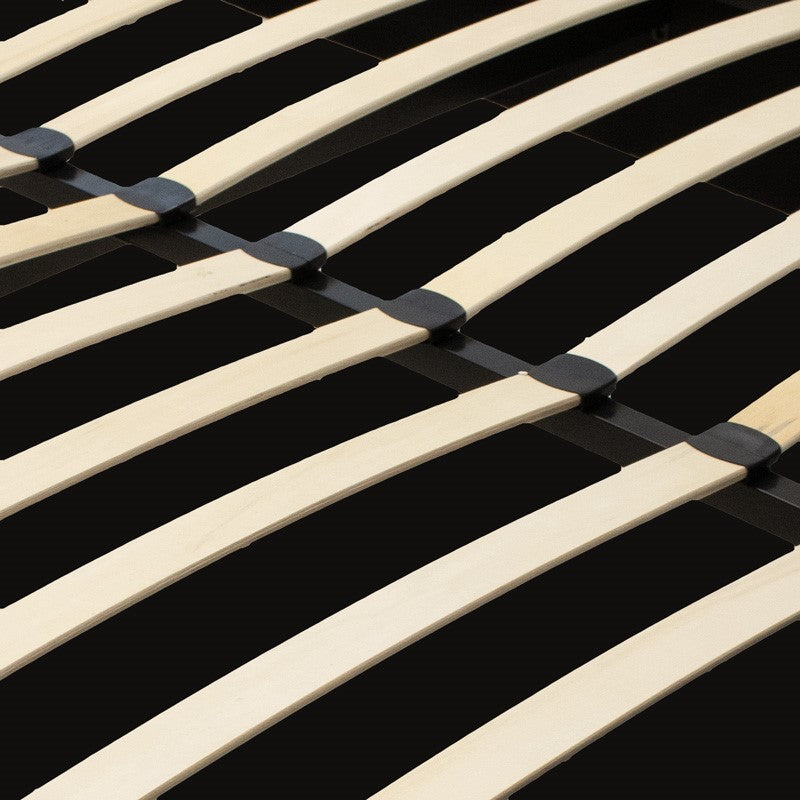 Двойно легло Norse PU с място за съхранение в бял мат 160x200см