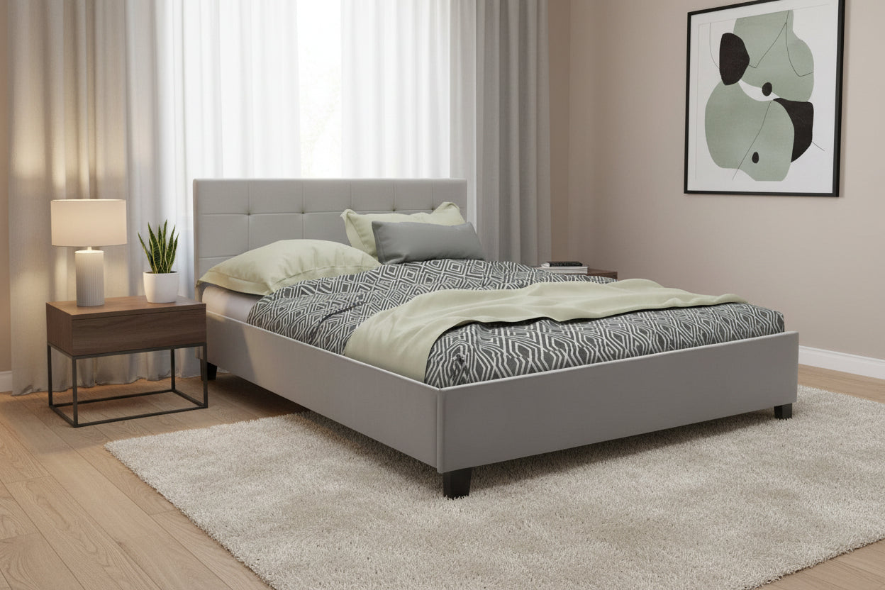 Двойно легло MAGO pu в сив мат 150x200см