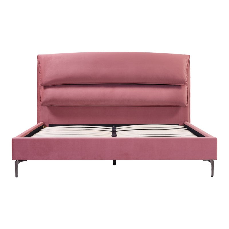 Двойно легло Aryna кадифе в цвят гнила ябълка 160x200см