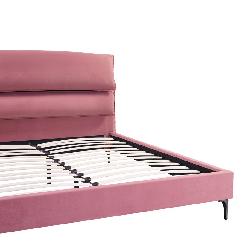 Двойно легло Aryna кадифе в цвят гнила ябълка 160x200см