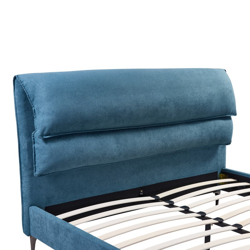 Двойно легло Aryna дамаска в цвят петрол 160x200см