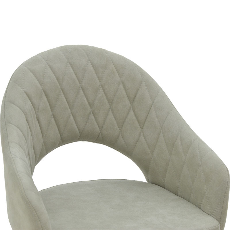 Фотьойл Macie плат антично сиво-черно 58x50x85см