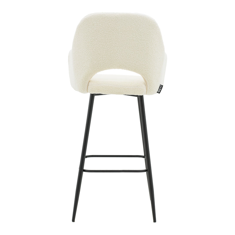 Бар стол Renish плат-метал черен крак 51x57x114см