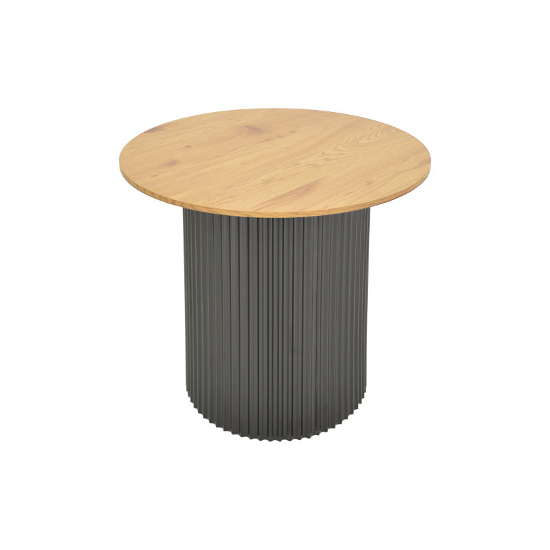 Помощна масичка DOVEL от мдф в цвят сонома-черен d50x45см