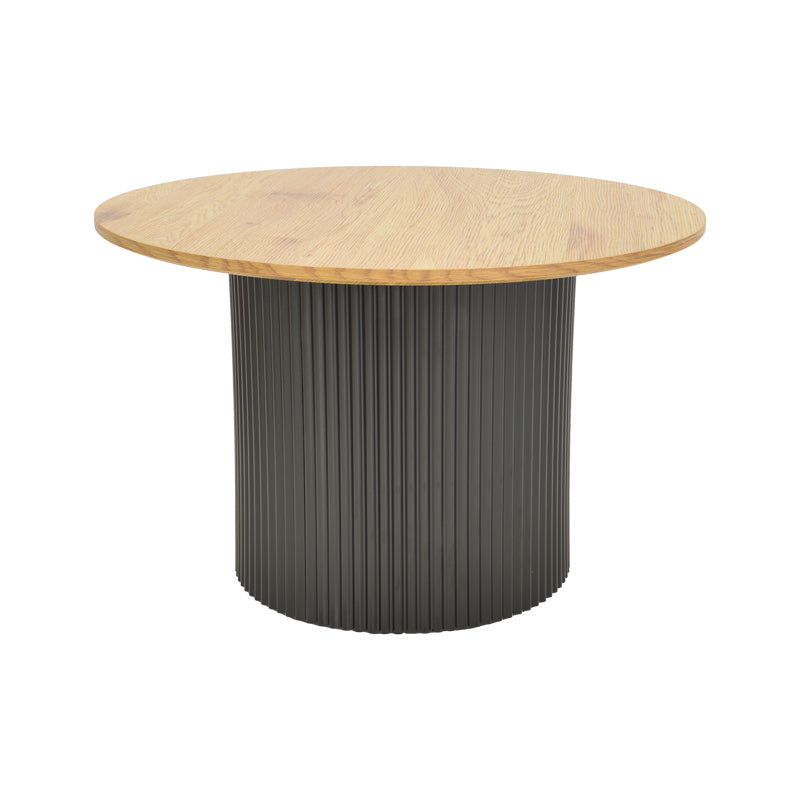 Холна маса DOVEL мдф в цвят сонома-черен d70x40см