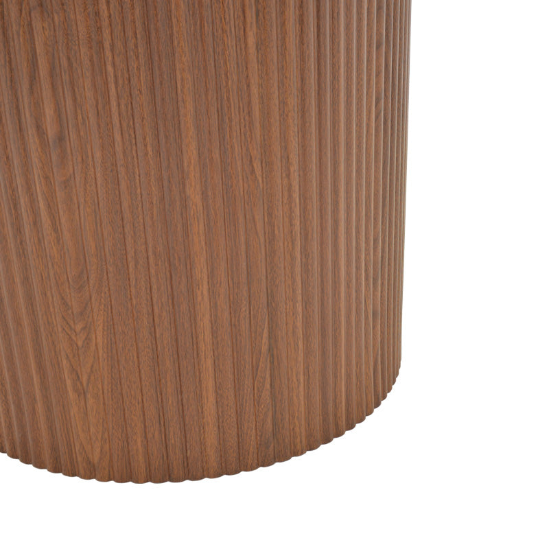 Mdf маса KARULO  в нюанс орех φ120x76см