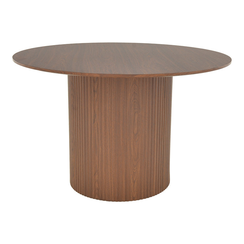 Mdf маса KARULO  в нюанс орех φ120x76см