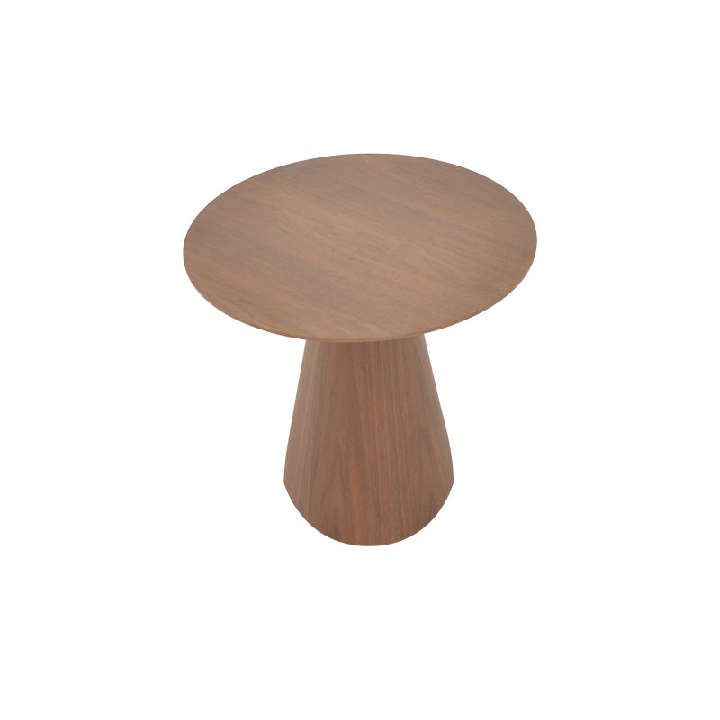 Холна маса DONDA от mdf-метал в цвят орех, диаметър 60x46 см