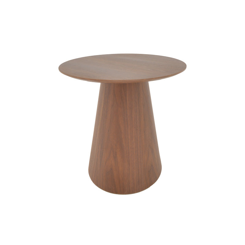 Холна маса DONDA от mdf-метал в цвят орех, диаметър 60x46 см