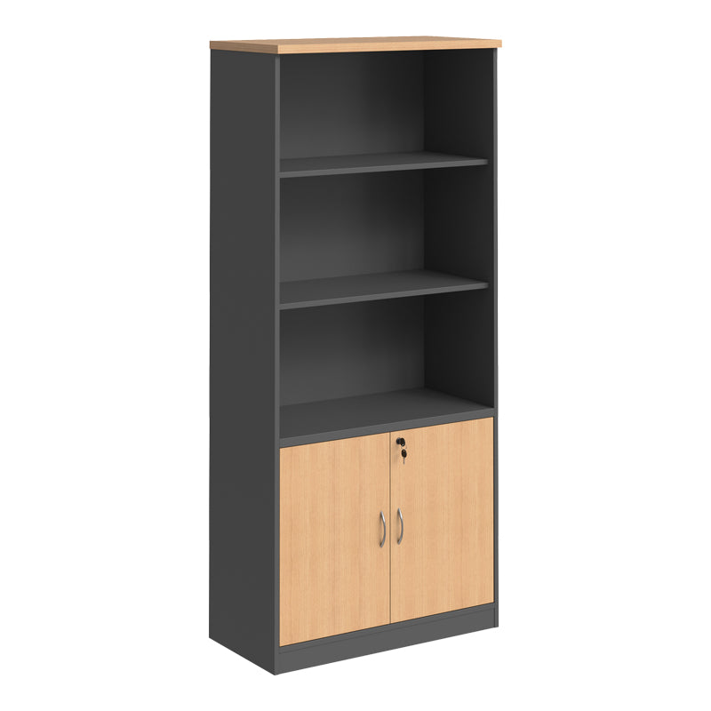 Професионална библиотека FESIALO  естествено-антрацит 80x40x180см