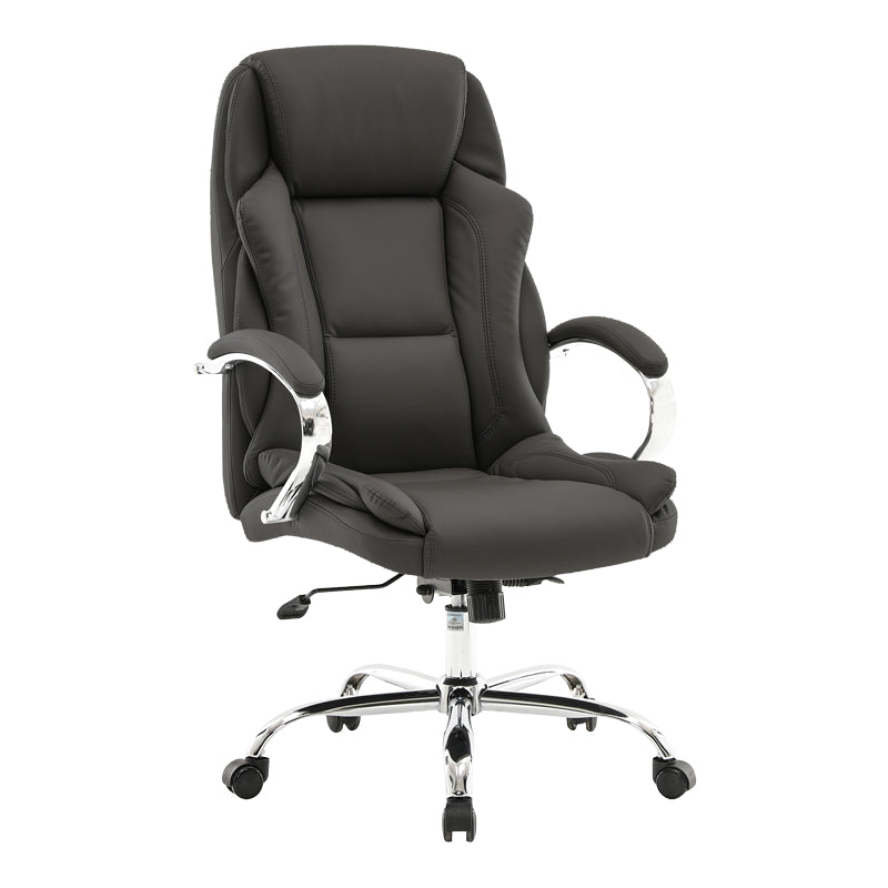 Мениджърски офис стол Verxian черен pu 70x68x116см